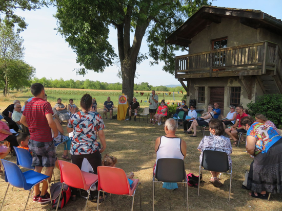 Fête de la st Laurent avec les groupes du Réseau St Laurent de Lyon