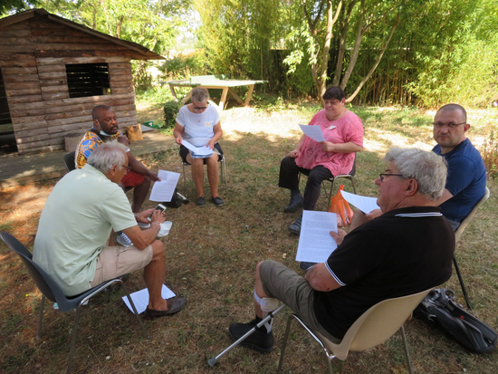 Groupes de partage sur le message du Pape